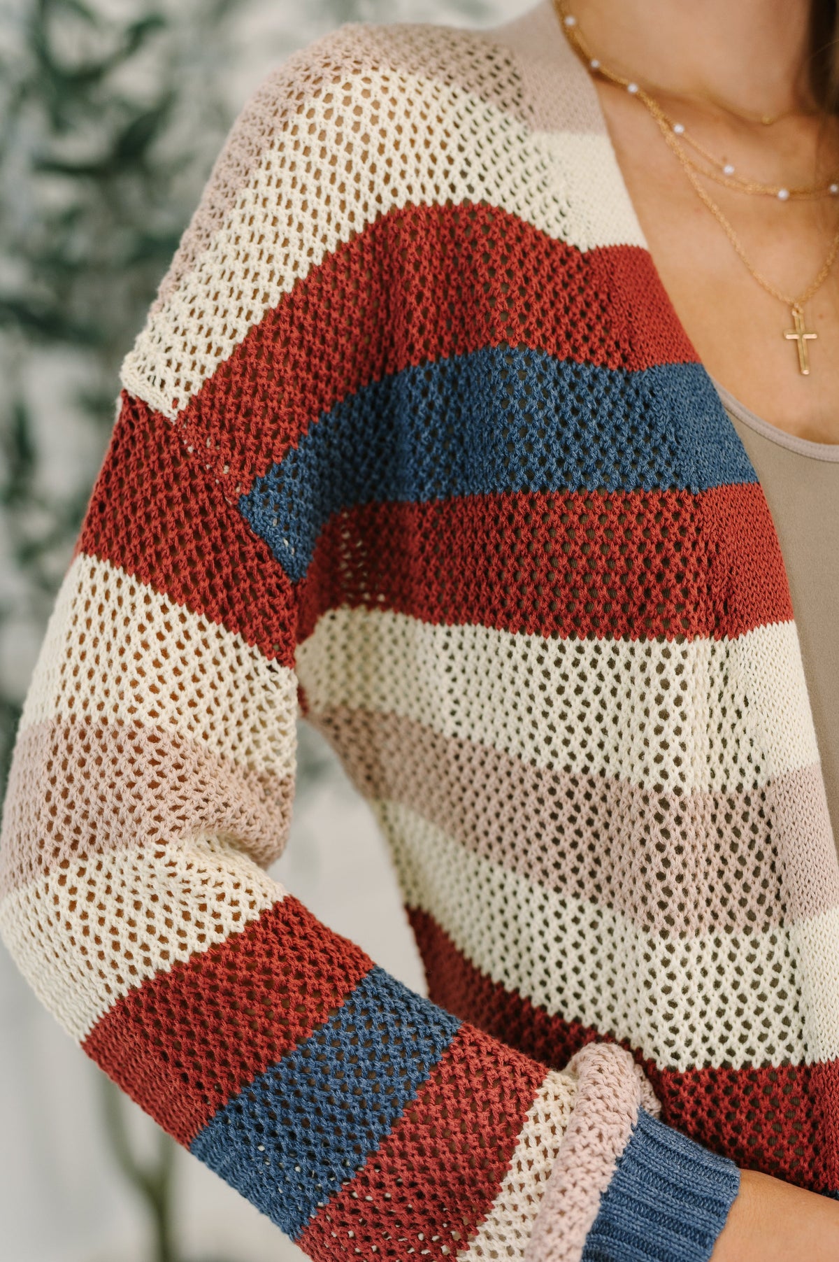 Definitely Dapper • Striped Knit Cardigan
