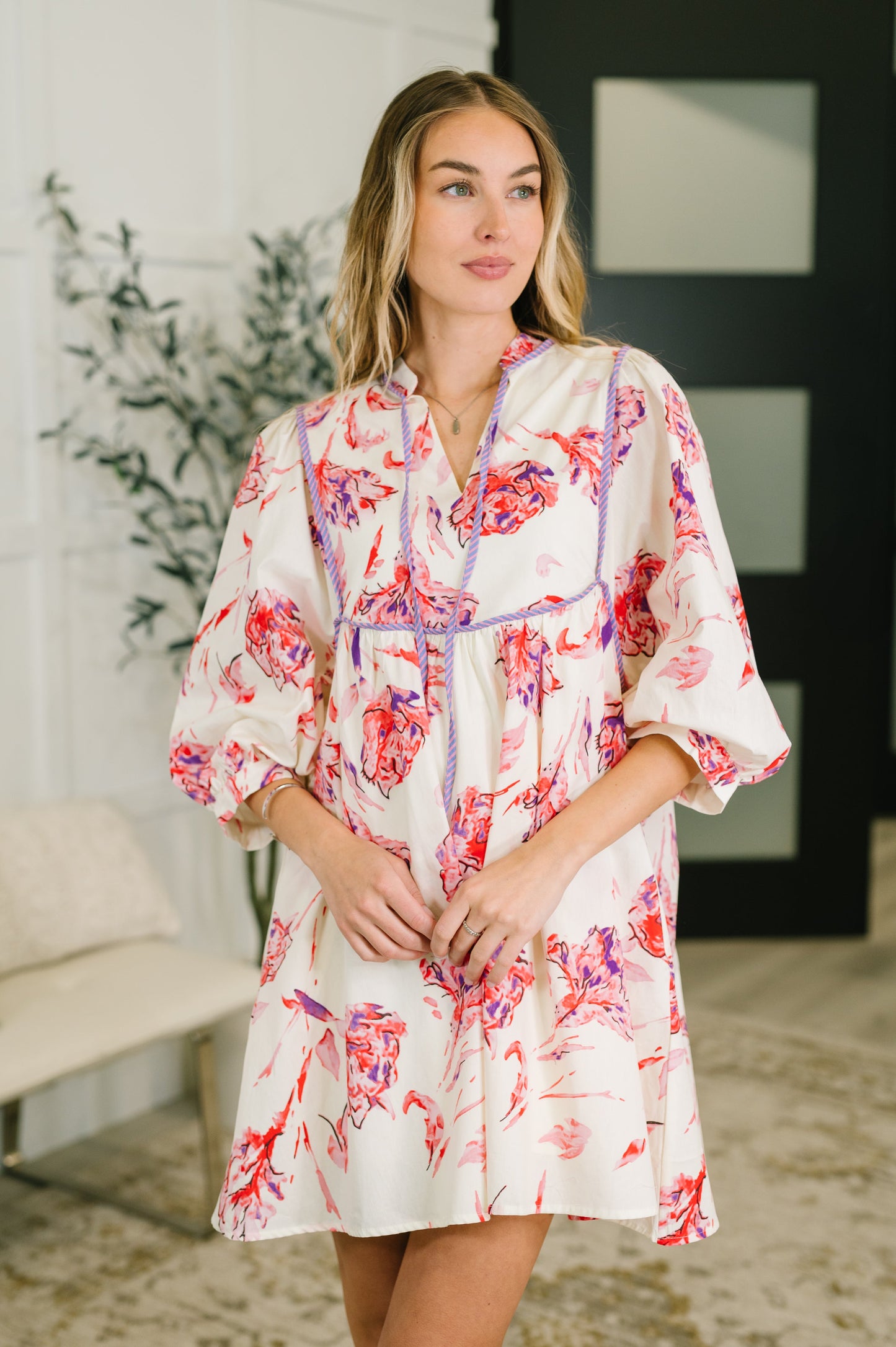 100% Cotton Destination Unknown Floral Dress