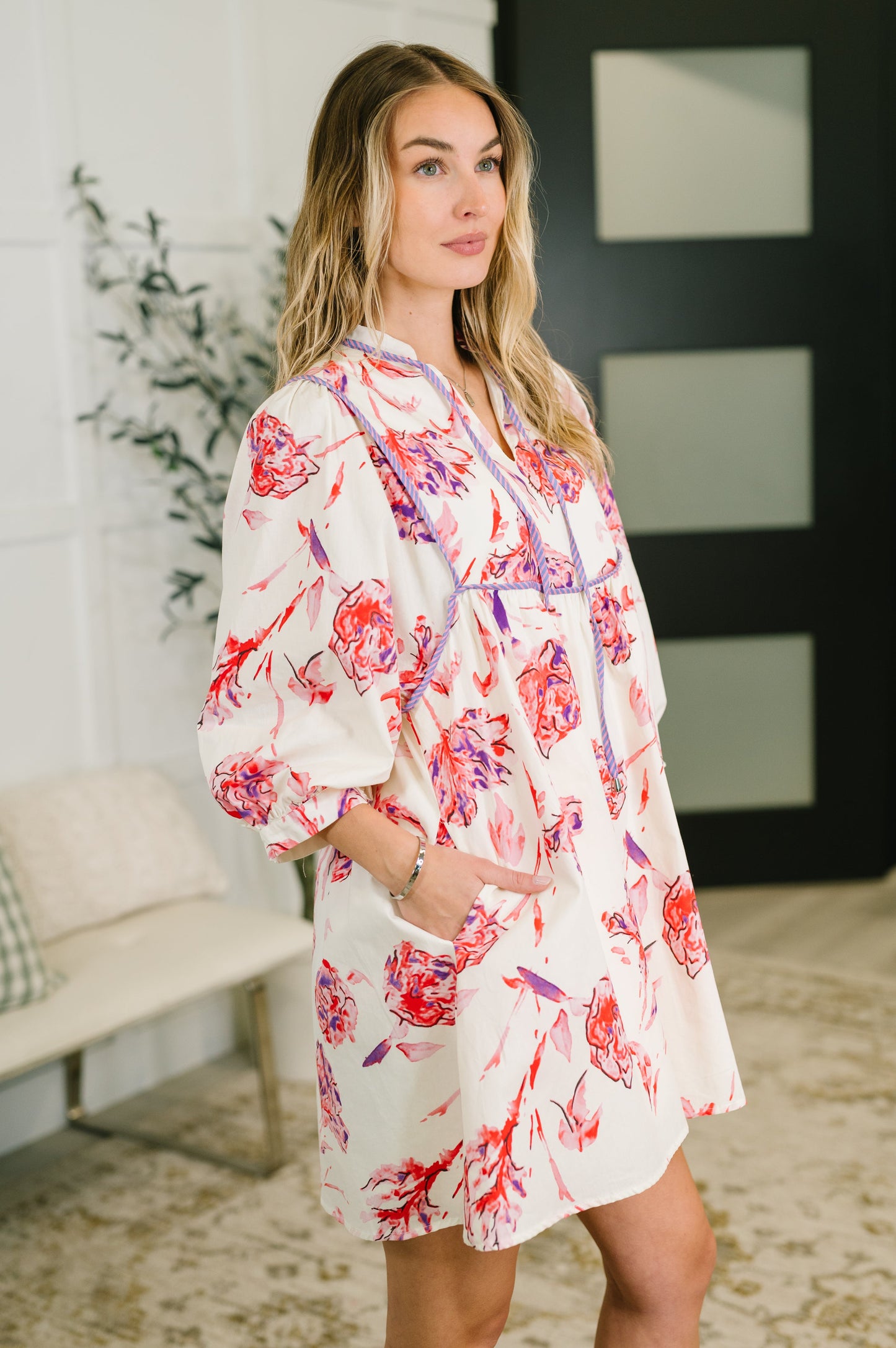 100% Cotton Destination Unknown Floral Dress