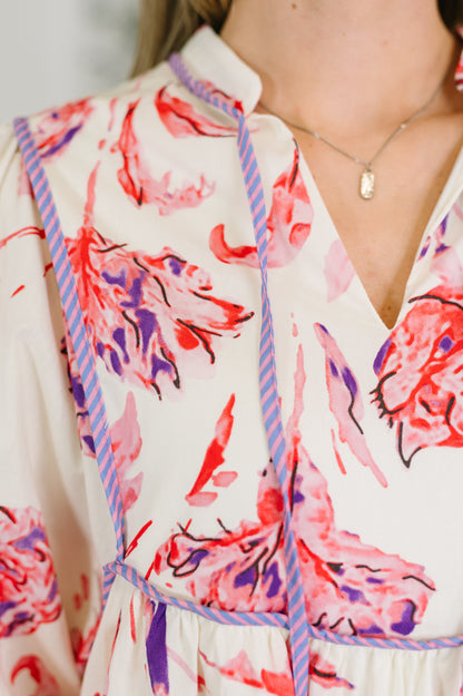 100% Cotton Destination Unknown Floral Dress