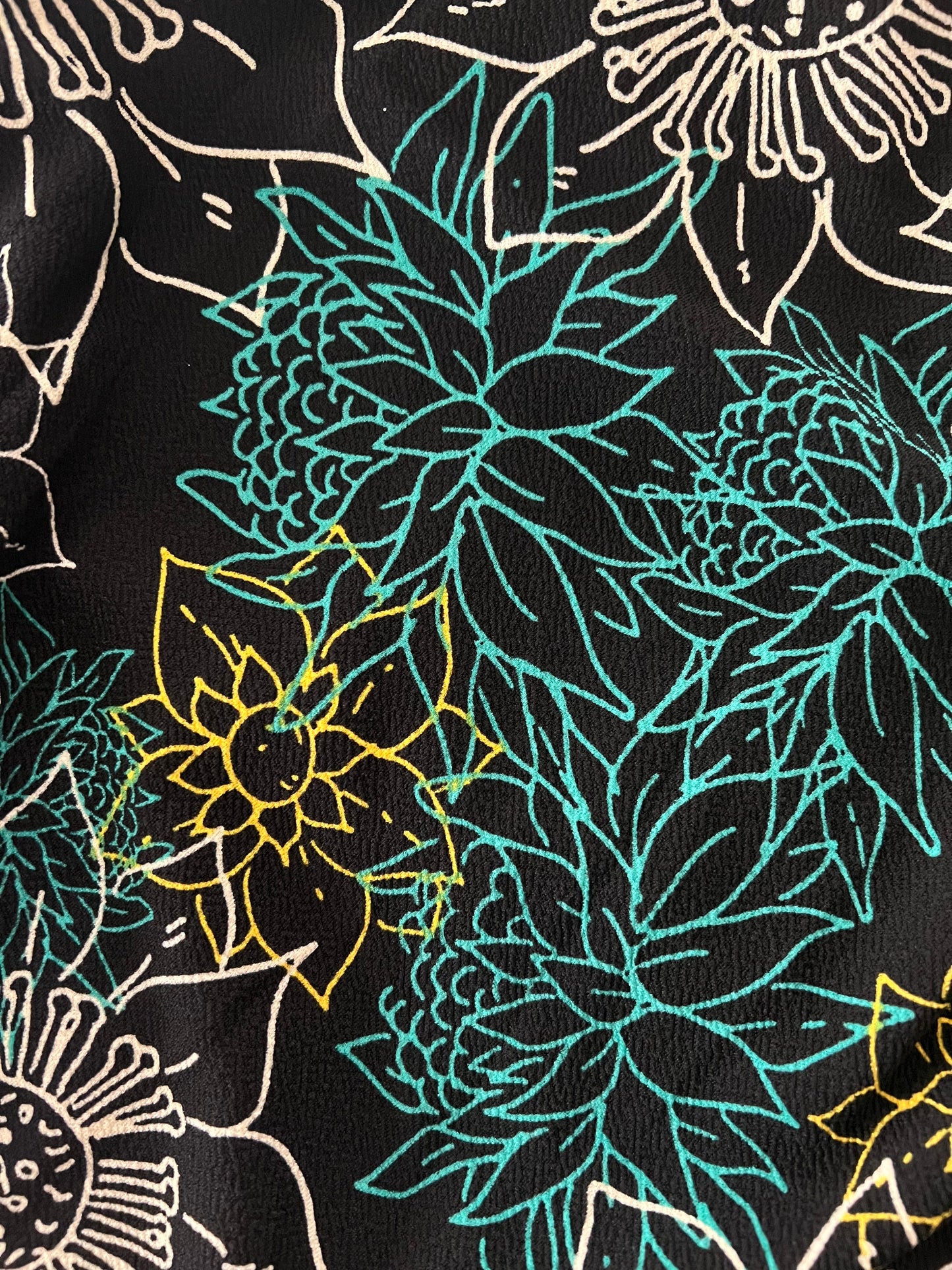 LuLaRoe • Amelia Fit-and-Flare Dress • Rare Neon Floral Print • Vintage