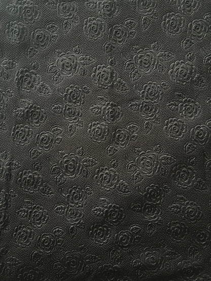 LuLaRoe Cassie Pencil Skirt • Vintage Rare Print • Embossed Rose Black Bronze