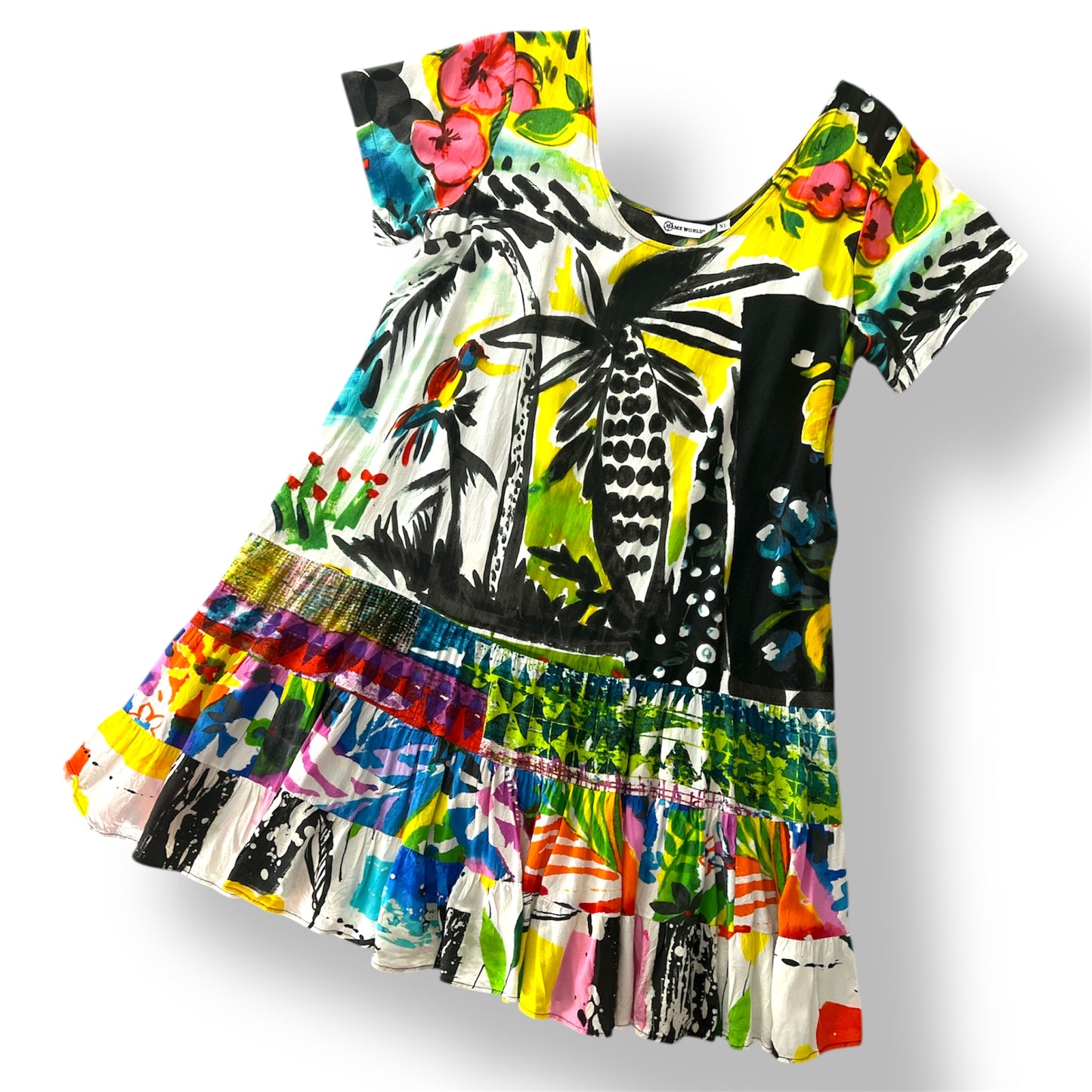 Vintage Jams World Hattie Dress - Parrot Cove