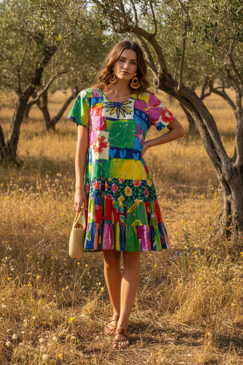 Vintage Jams World Hattie Dress - Fusion