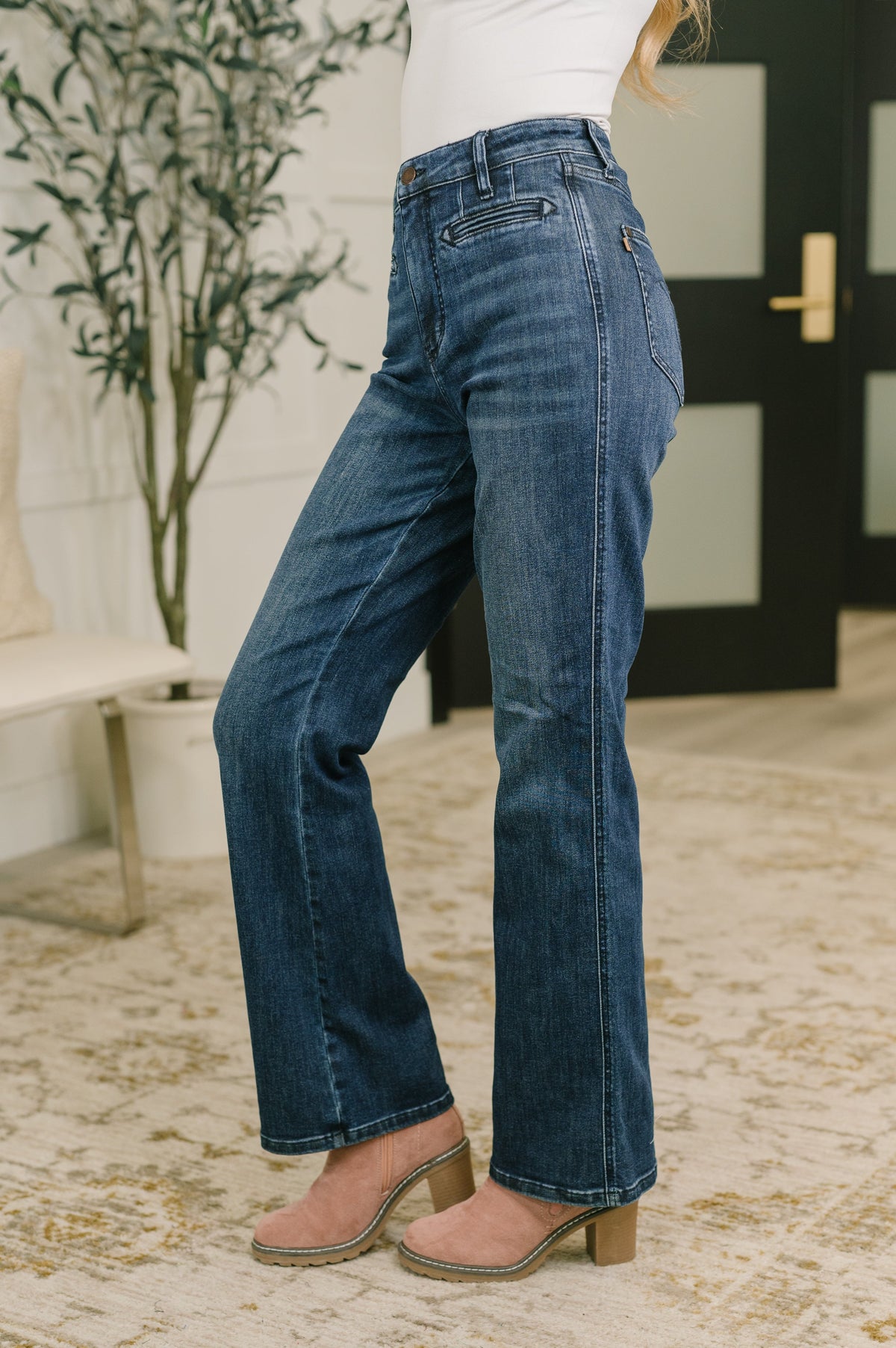 Judy Blue • Emmy • High Waist Bootcut Jean with Welt Pockets
