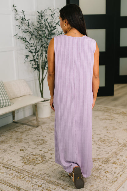 Dear Scarlett • Everything She Wants • Sleeveless Maxi Dress in Lavender