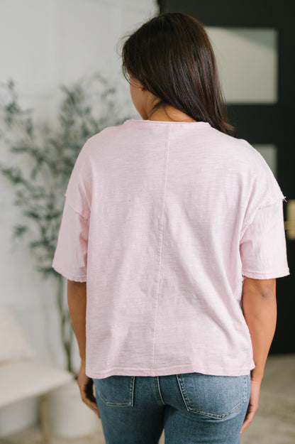 Haptics • 100% Cotton  • Exactly My Type Paisley Floral Applique Top