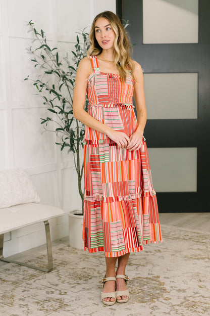 Extra Sentimental • Wide Strap • Tiered Dress