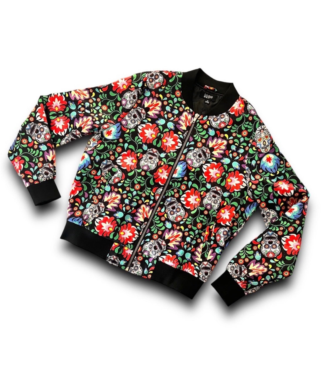 LuLaRoe Sugar Skulls • Stevie Bomber Jacket