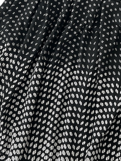 NWOT • LuLaRoe • Amelia Fit-and-Flare Dress • Vintage • Black and White Dipped