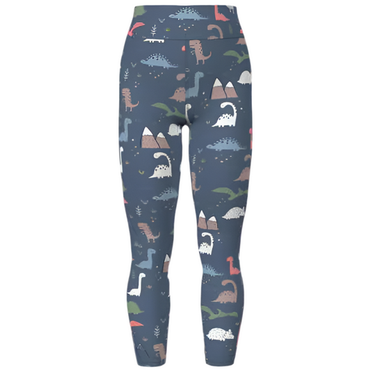 LuLaRoe Buttery Soft Leggings • Blue Multi Dinos