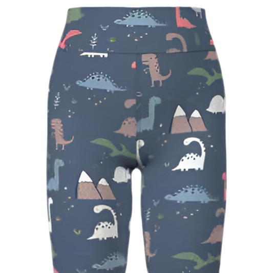 LuLaRoe Buttery Soft Leggings • Blue Multi Playful Dinos
