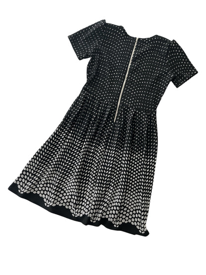 NWOT • LuLaRoe • Amelia Fit-and-Flare Dress • Vintage • Black and White Dipped