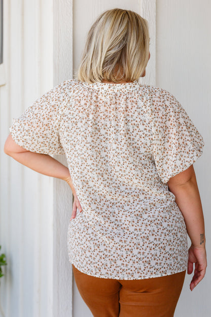 BiBi • Fancy Me Floral Button Down