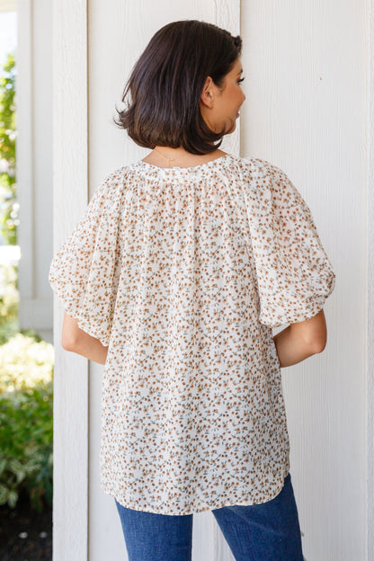 BiBi • Fancy Me Floral Button Down