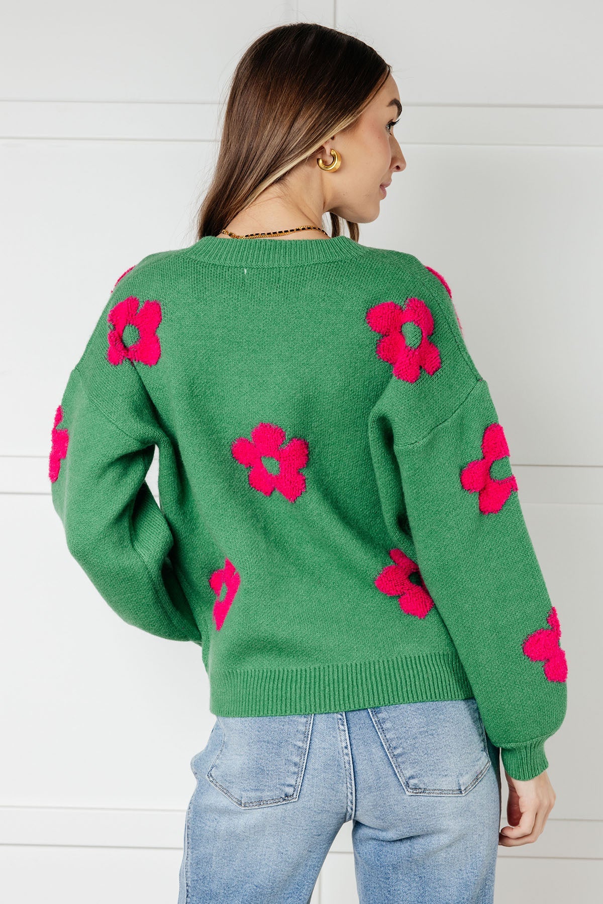 BiBi • Follow Your Heart Drop Shoulder Sweater