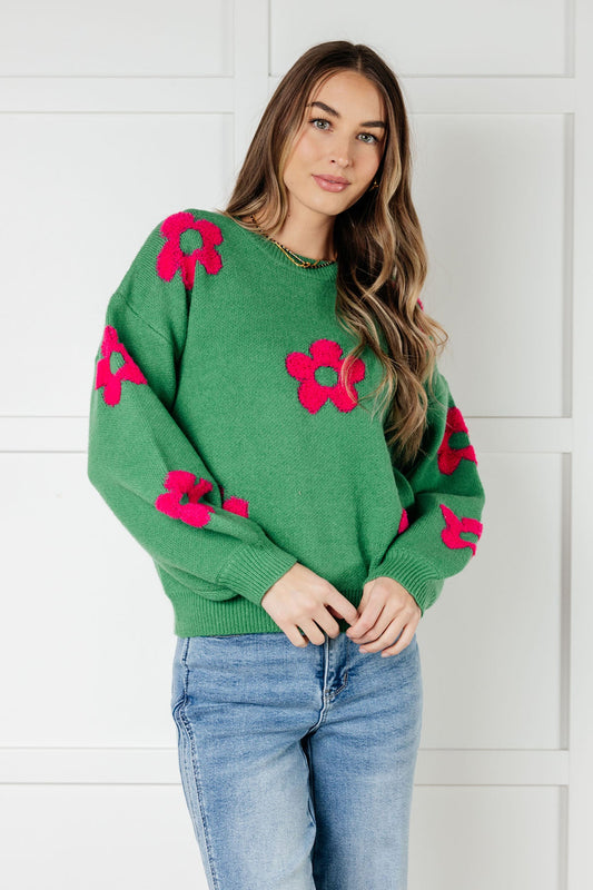 BiBi • Follow Your Heart Drop Shoulder Sweater