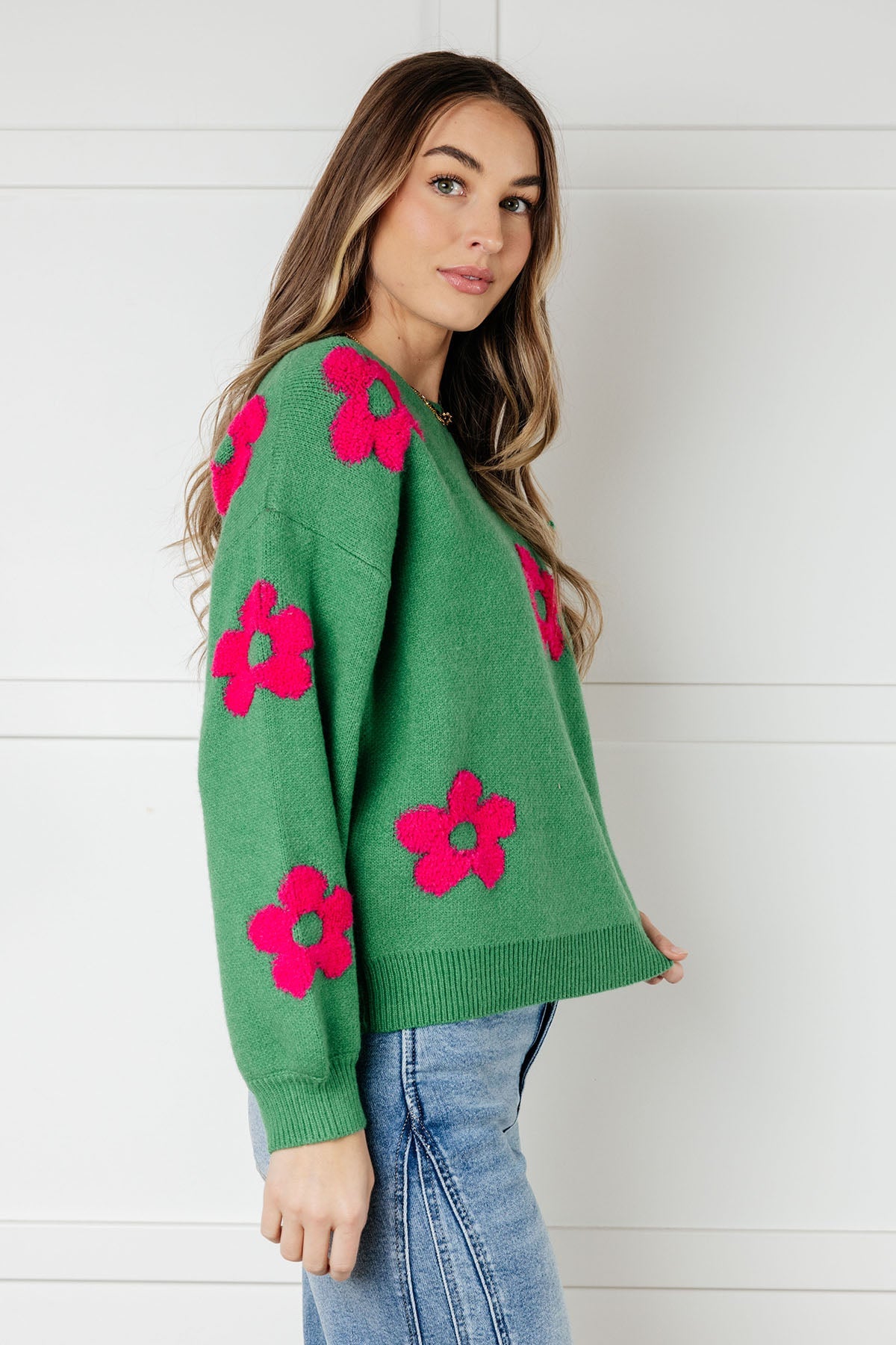 BiBi • Follow Your Heart Drop Shoulder Sweater