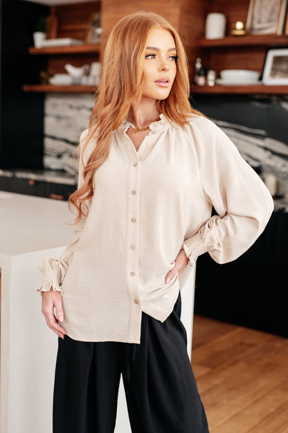 Jodifl • For You I Do Button Up Blouse