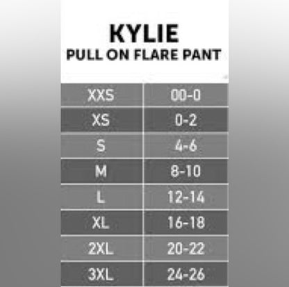 Kylie Pull on Flare Pants - Solid Deep Lagoon Teal Stretch Cord