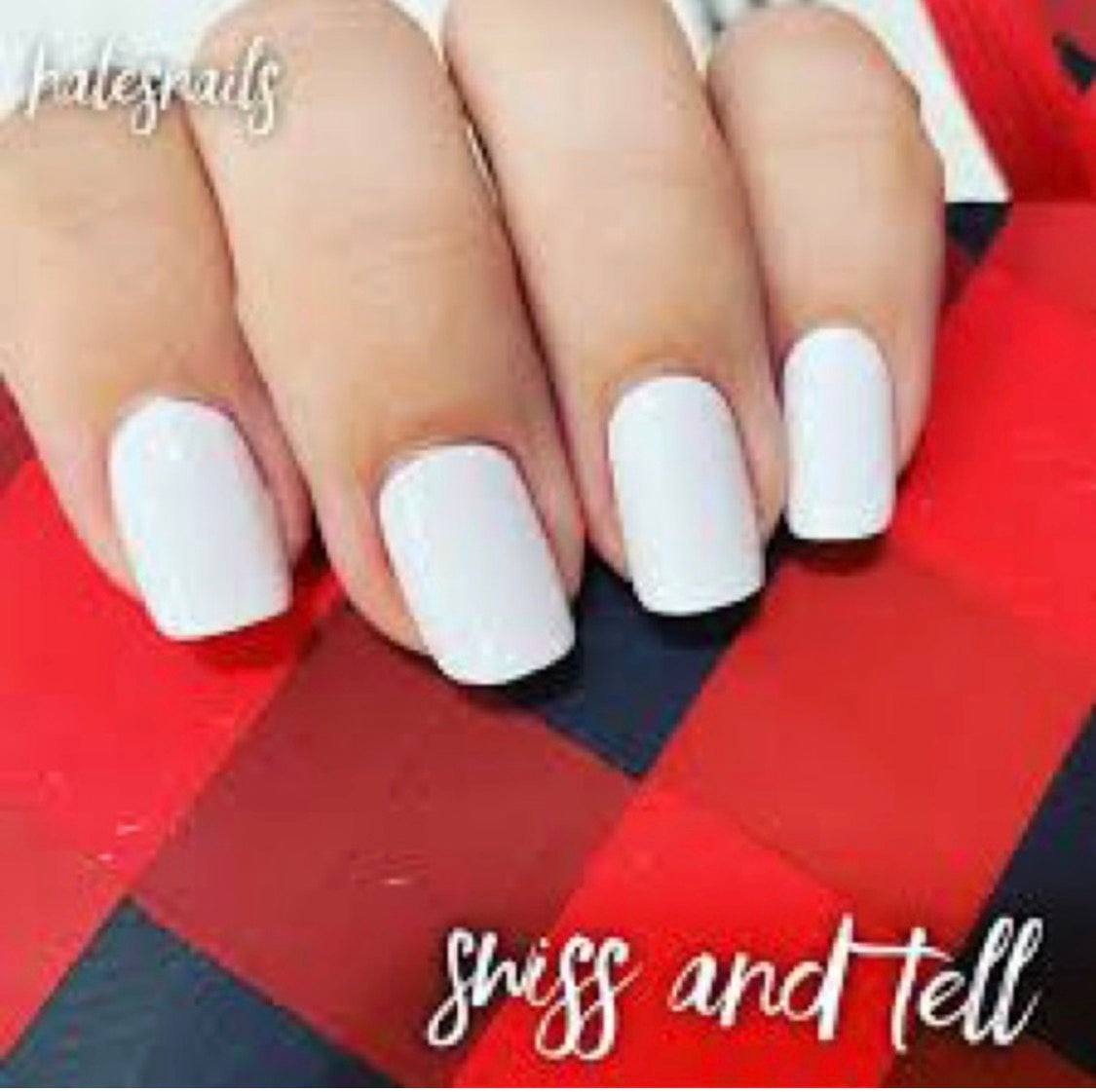 Swiss and Tell • Color Street • Classic Opaque White • Made in the USA