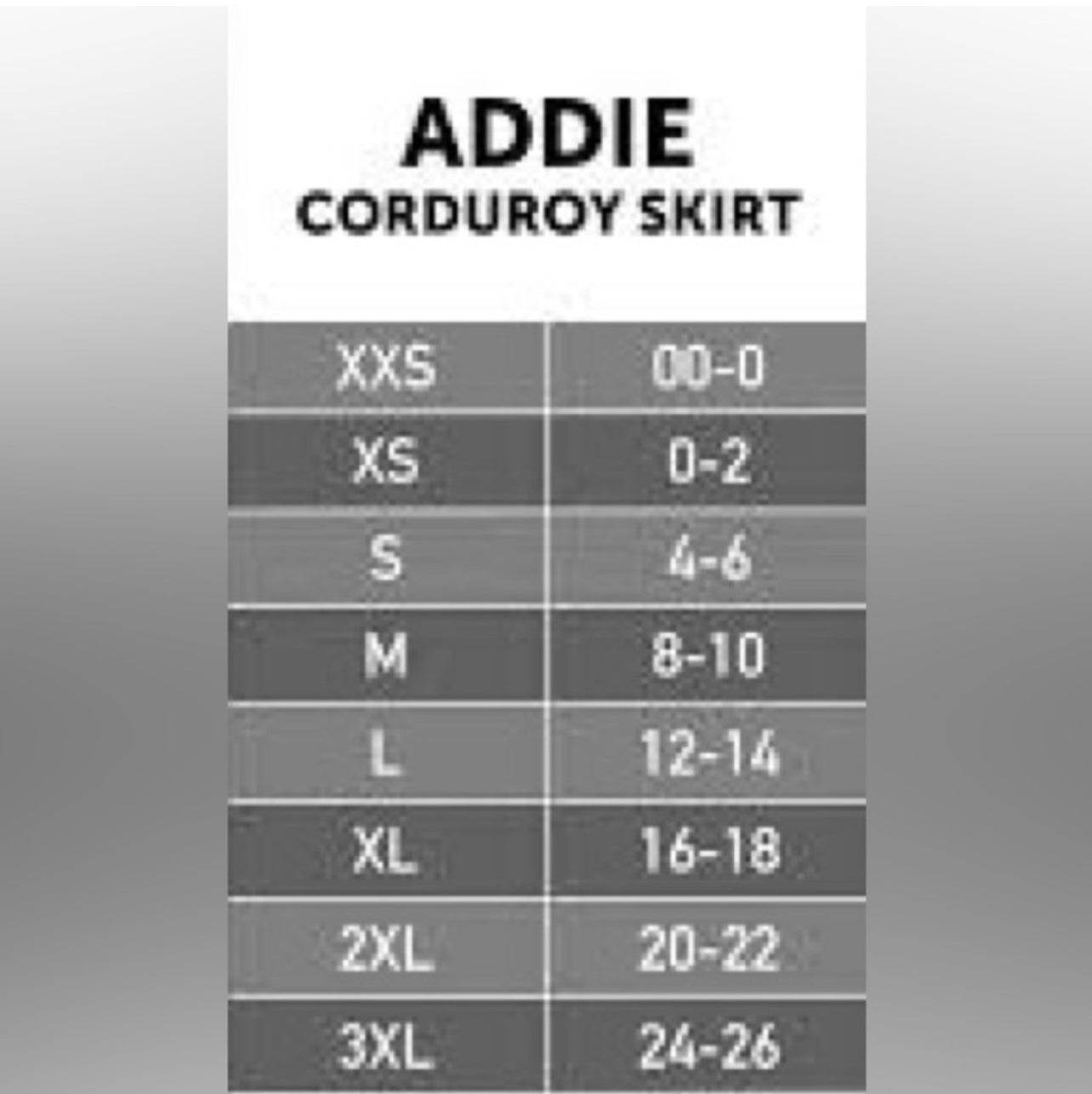 LuLaRoe Addie Medium Wale Corduroy Skirt • Solid Frost Green