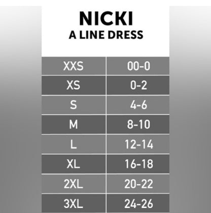 LuLaRoe Nicki • A-Line • Sleeveless • Fit and Flare Dress • Solid Green