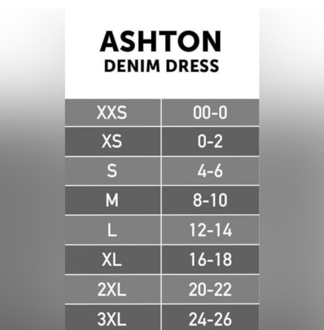 Ashton Denim Dress - Black Acid Wash Denim