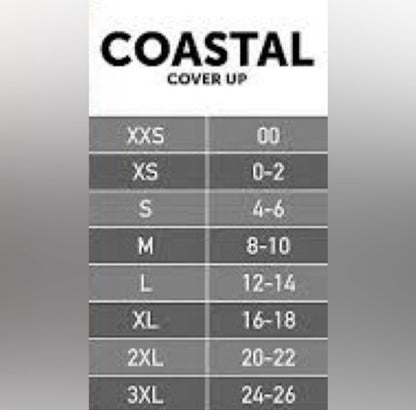 LuLaRoe Resort Wear • Coastal Swimsuit Cover-Up • Woven Rayon