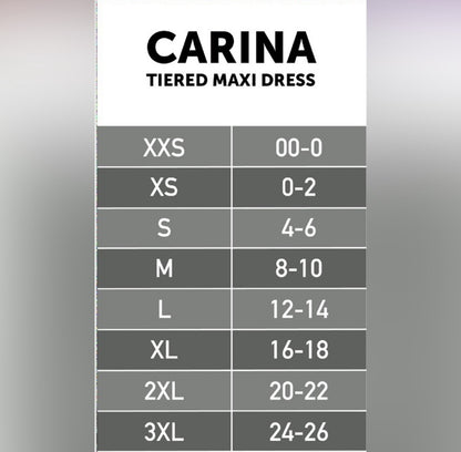 Resort Wear • Carina Tiered Maxi Dress • Swimsuit Coverup