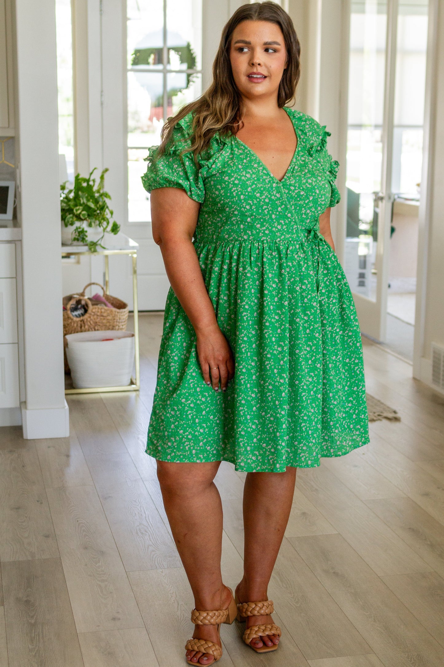 143 Story • Garden Goddess V-Neck Dress