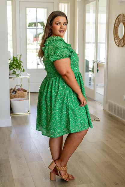 143 Story • Garden Goddess V-Neck Dress