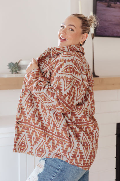 Gather Round • Aztec Shacket
