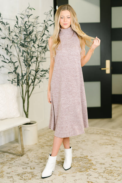 Dear Scarlett • Glam Dress and Cardigan Set in Wine