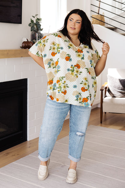 Jodifl • Good Morning Floral V-Neck Blouse
