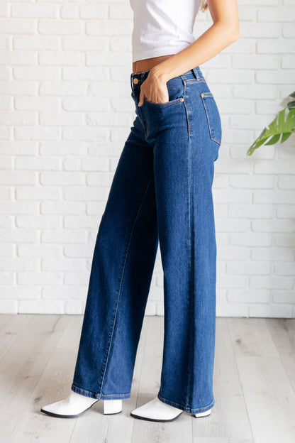 Judy Blue • Hazel • High Rise Vintage Wide Leg Jeans