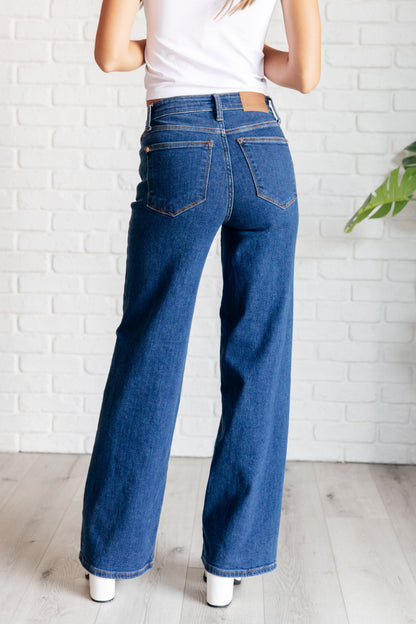 Judy Blue • Hazel • High Rise Vintage Wide Leg Jeans