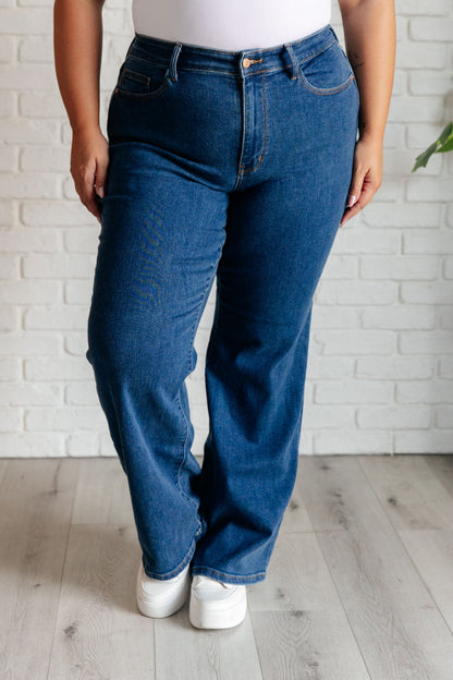 Judy Blue • Hazel • High Rise Vintage Wide Leg Jeans