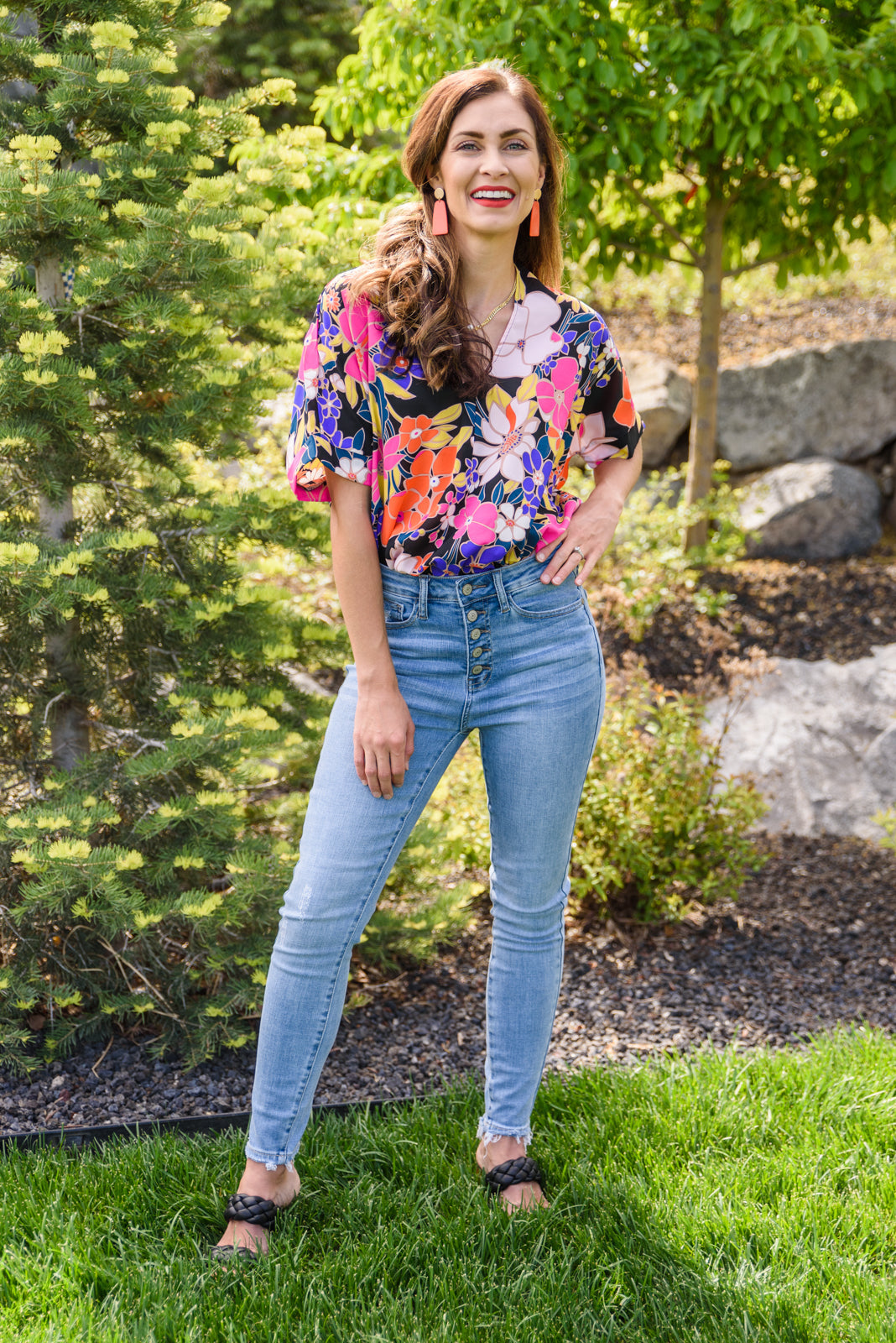 Judy Blue • Hi-Rise Button Fly Skinny