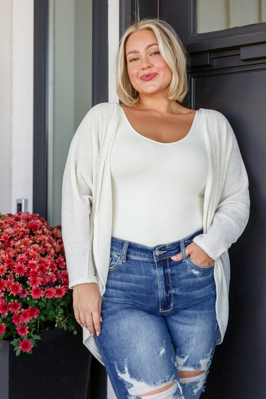 Heimish • How's It Going Open Front Cardigan