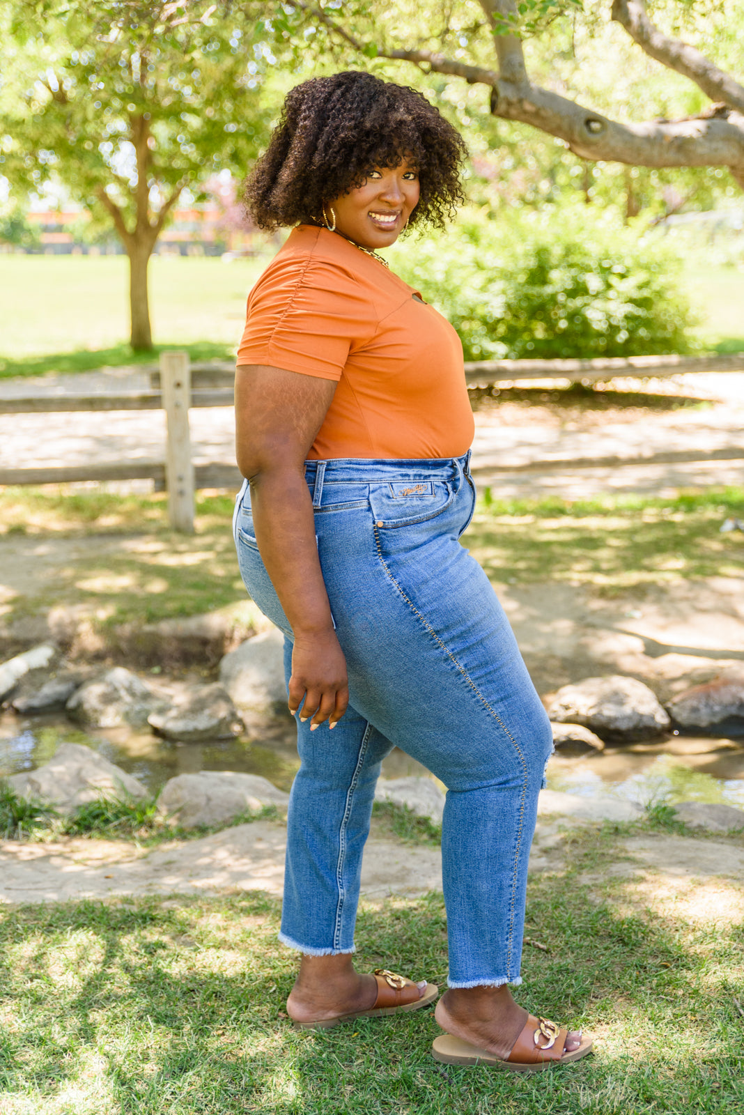 Judy Blue • Howdy Embroidery Boyfriend Jeans