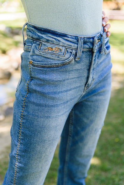 Judy Blue • Howdy Embroidery Boyfriend Jeans