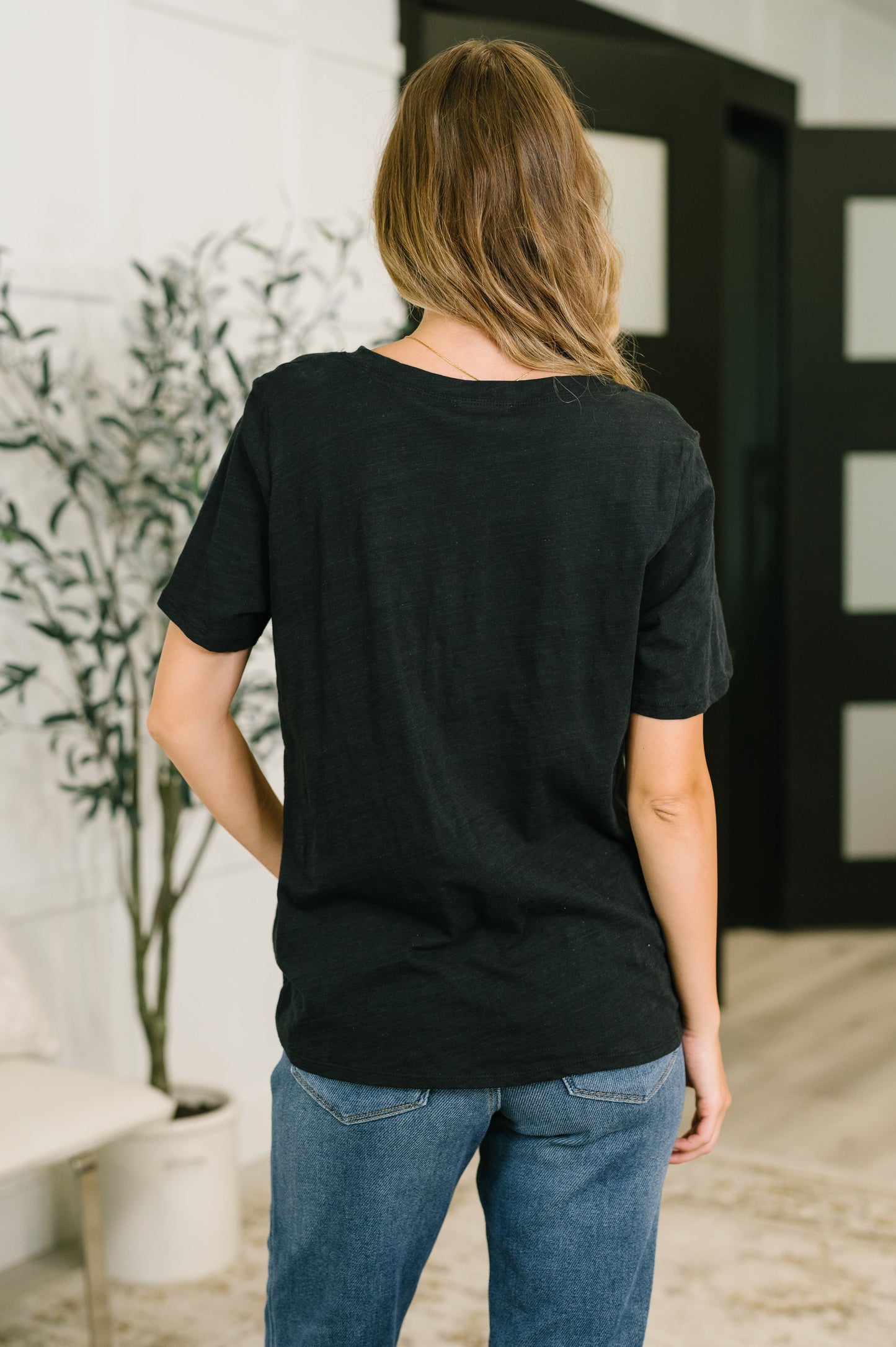 I Don't Have to Choose 100% Cotton • V-Neck Tee in Black