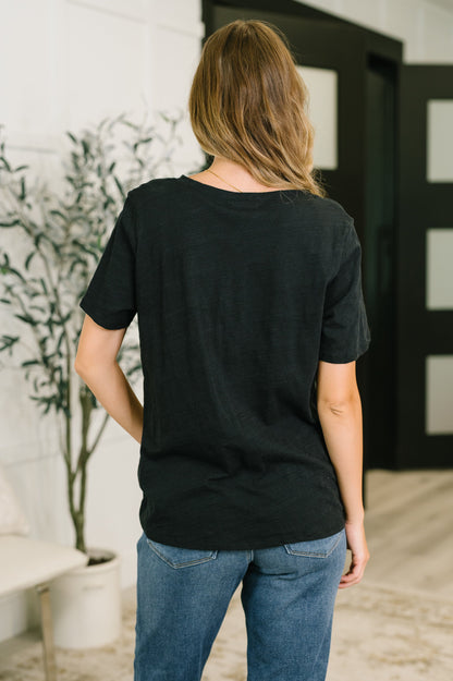 I Don't Have to Choose 100% Cotton • V-Neck Tee in Black