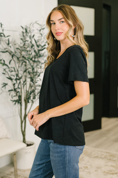 I Don't Have to Choose 100% Cotton • V-Neck Tee in Black
