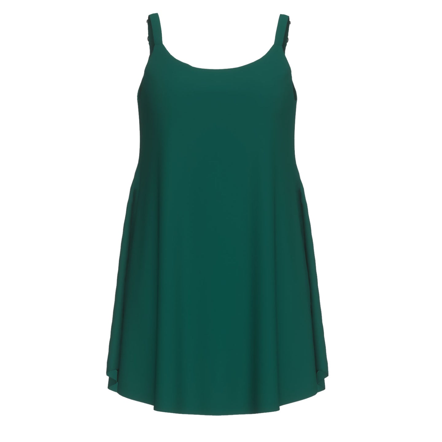 LuLaRoe Lynn Romper Dress • Built in Shorts with Pockets • Adjustable Straps • Solid Evergreen