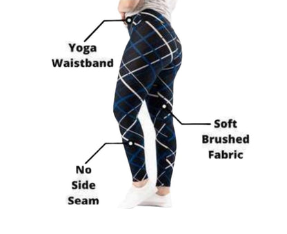 Leggings - Blue Multi Dinos