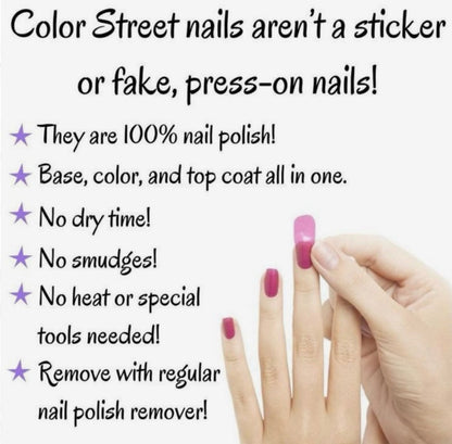 Swiss and Tell • Color Street • Classic Opaque White • Made in the USA