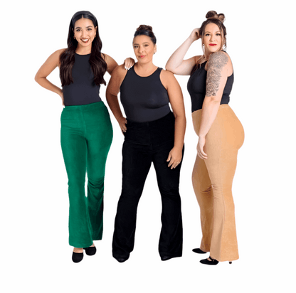 Kylie - Solid Deep Lagoon Teal Stretch Cord
