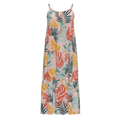 Resort Wear • Carina Tiered Maxi Dress • Swimsuit Coverup